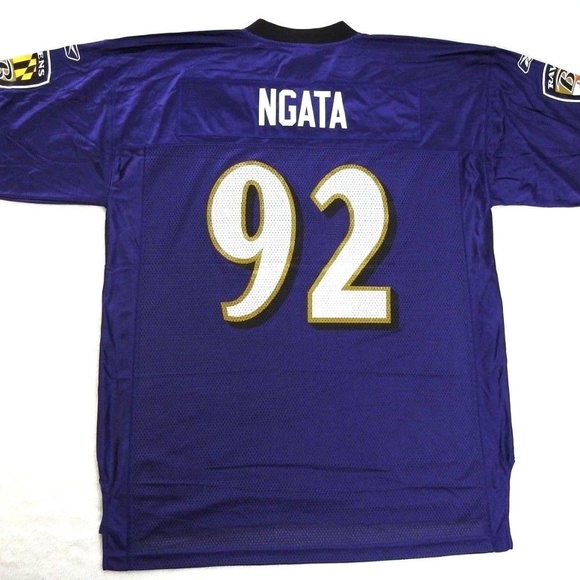 Reebok Other - Reebok Onfield Baltimore Ravens Jersey #92 Ngata
